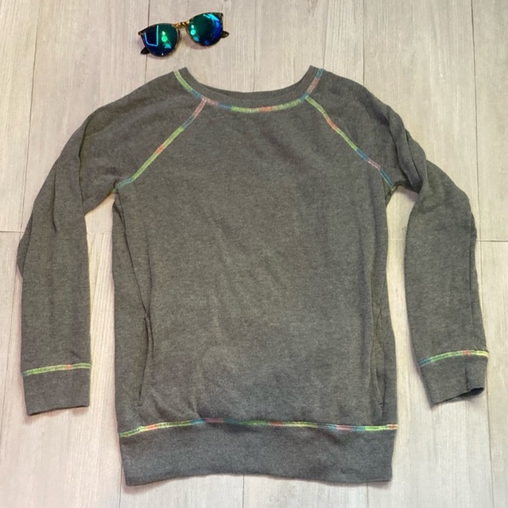 Girls 14 Grey Sweatshirt with Pockets